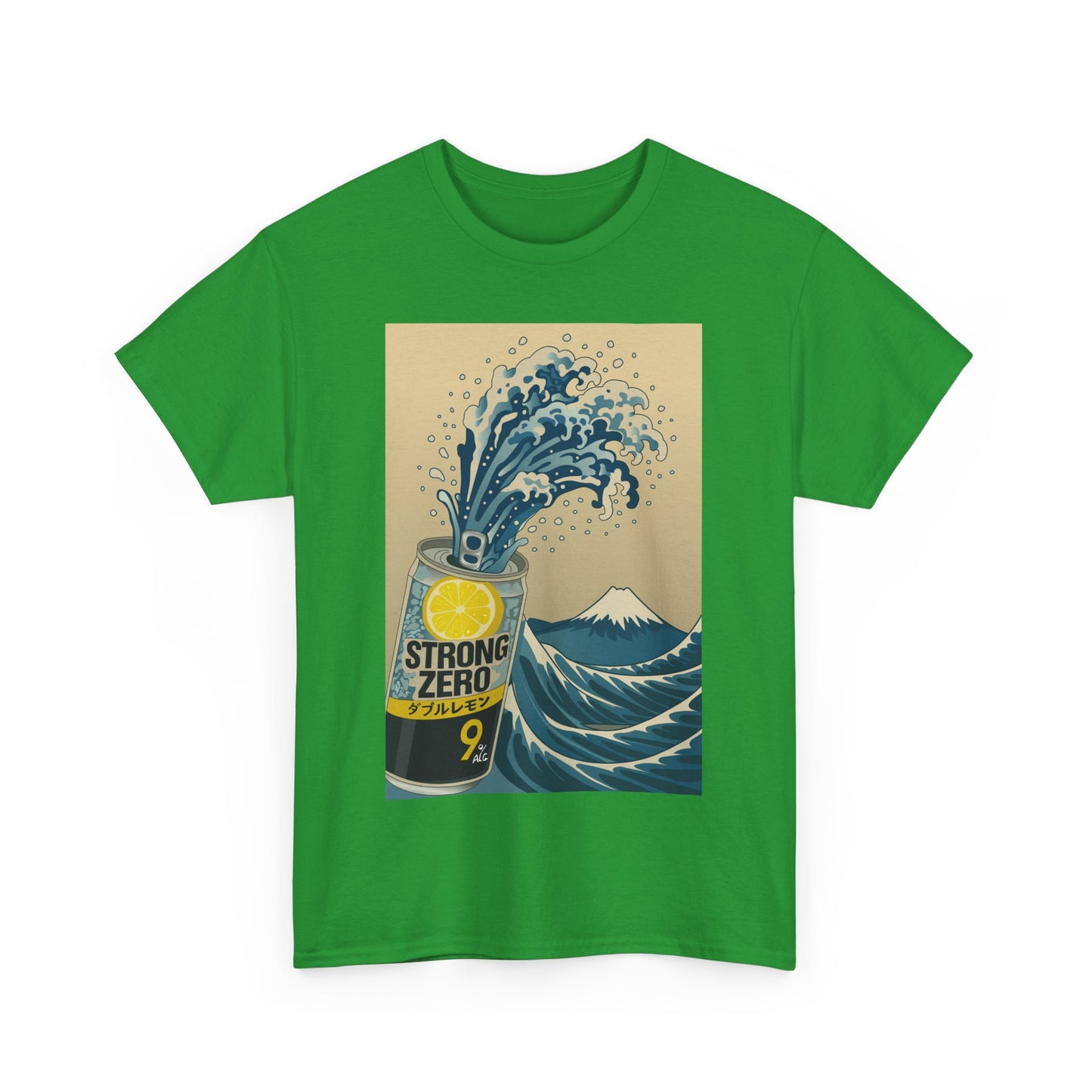 Strong Zero Wave Unisex Heavy Cotton Tee - Perfect for Beach Lovers and Casual Outings