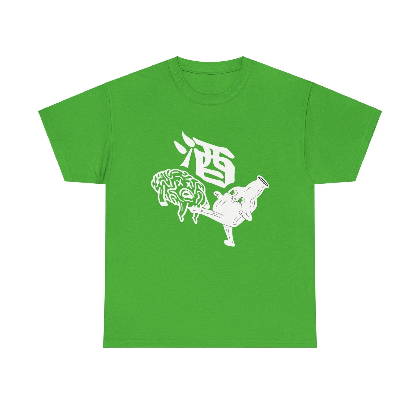 Japanese Bar Sake Logo Heavy Cotton Tee