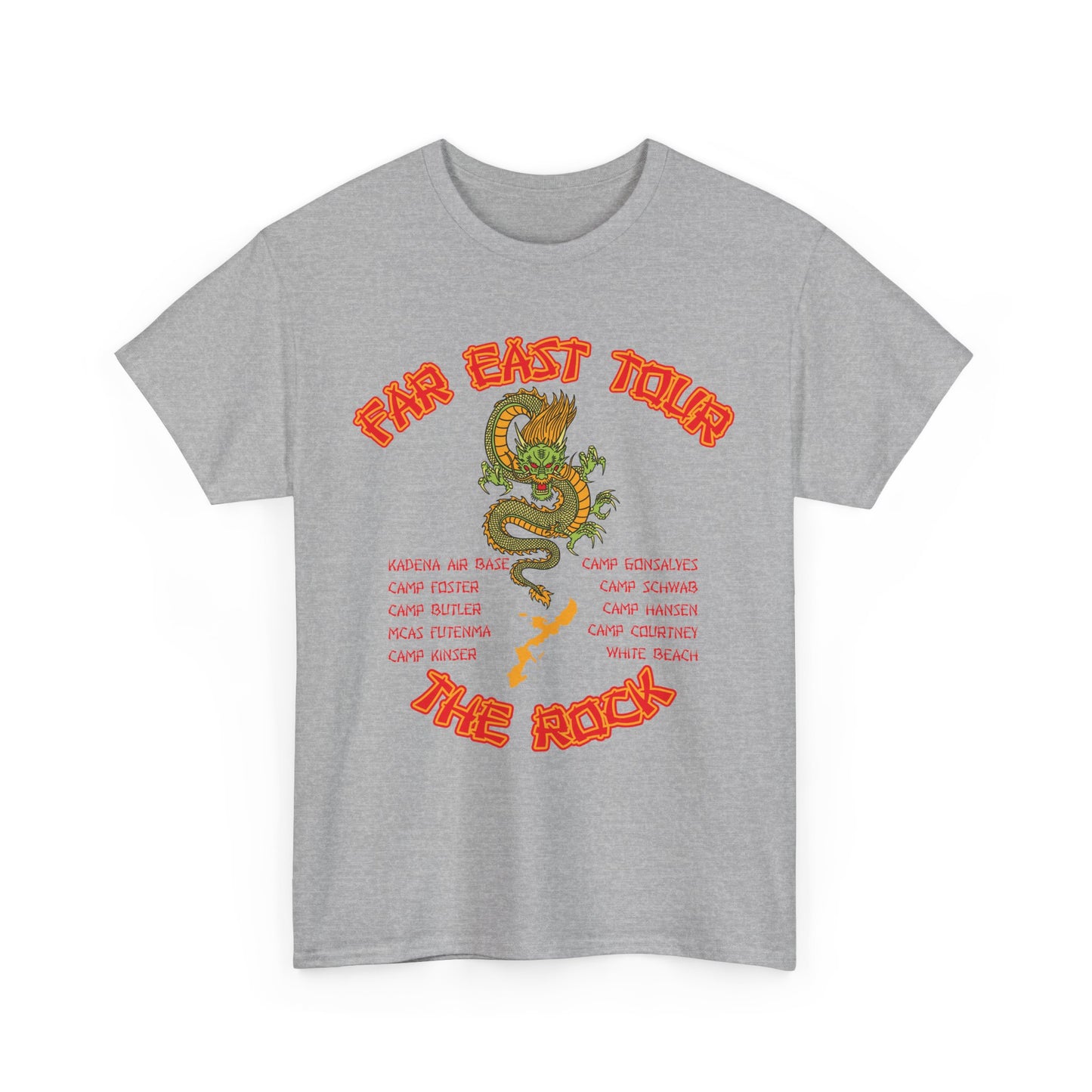 Far East Tour Okinawa Japan Unisex Heavy Cotton Tee