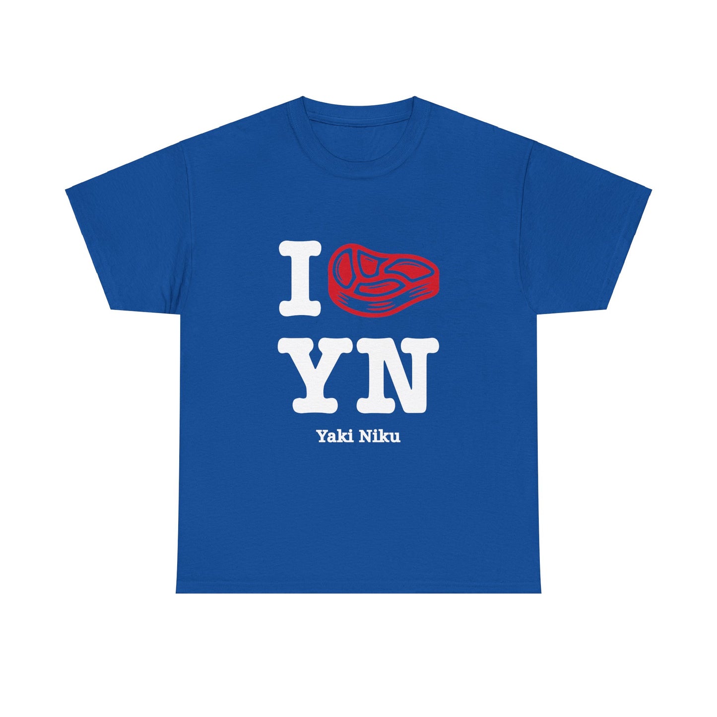 I love Yakiniku BBQ Japanese Barbeque Japan foodie Humor 焼肉 Unisex Heavy Cotton Tee