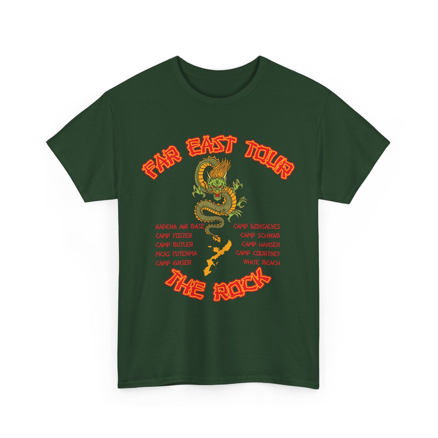 Far East Tour Okinawa Japan Unisex Heavy Cotton Tee