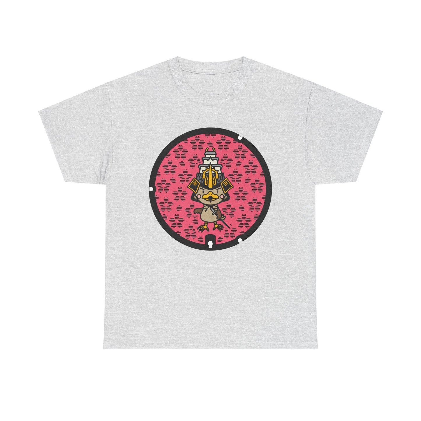 Sakura đ¸ Manhole Madness! đ¸ Aomori Japan Unisex Heavy Cotton Tee