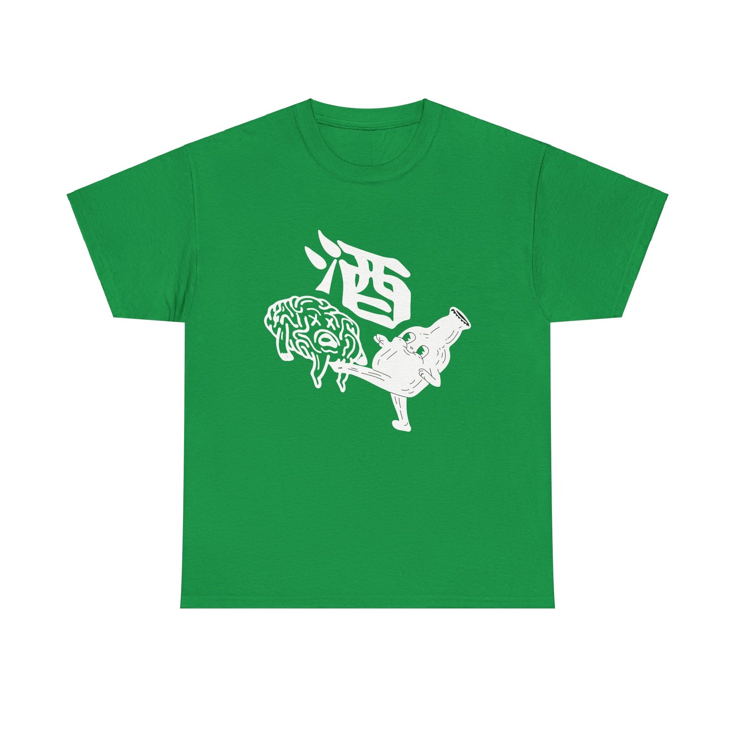 Japanese Bar Sake Logo Heavy Cotton Tee
