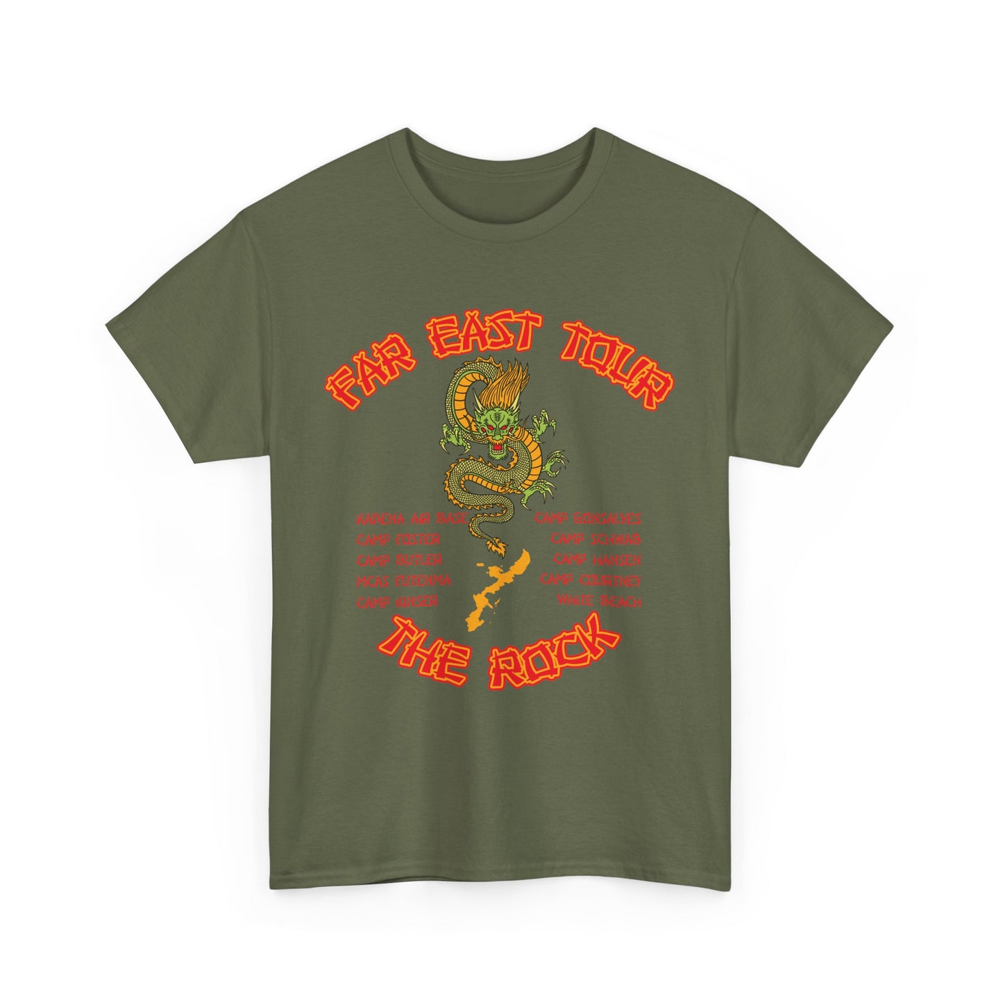 Far East Tour Okinawa Japan Unisex Heavy Cotton Tee