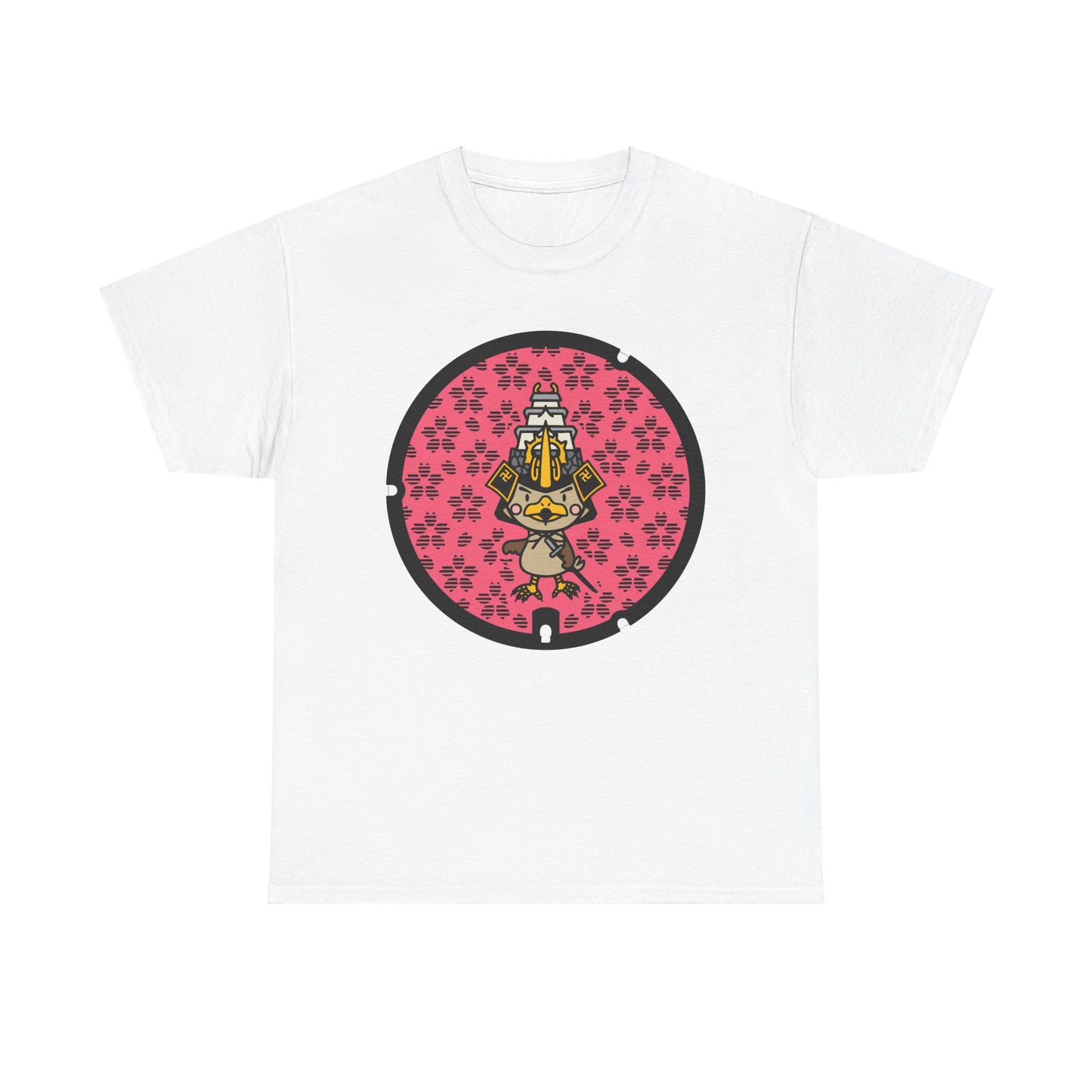 Sakura đ¸ Manhole Madness! đ¸ Aomori Japan Unisex Heavy Cotton Tee