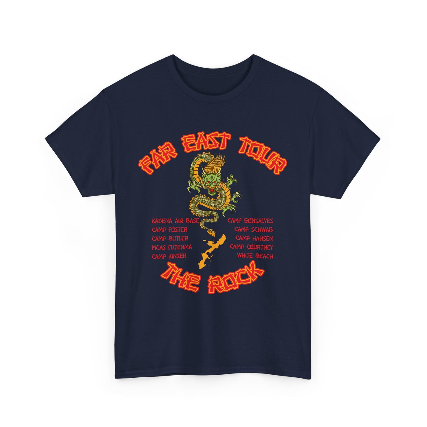 Far East Tour Okinawa Japan Unisex Heavy Cotton Tee