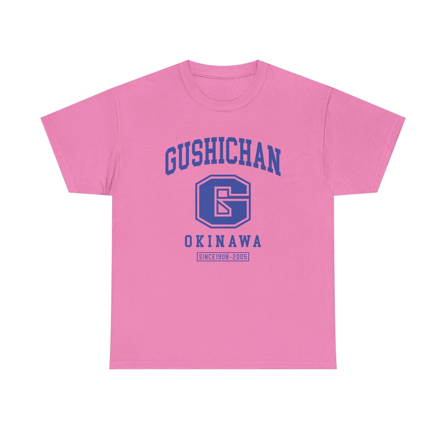 Gushichan Okinawa Unisex Heavy Cotton Tee - Casual Comfort for Everyday Wear
