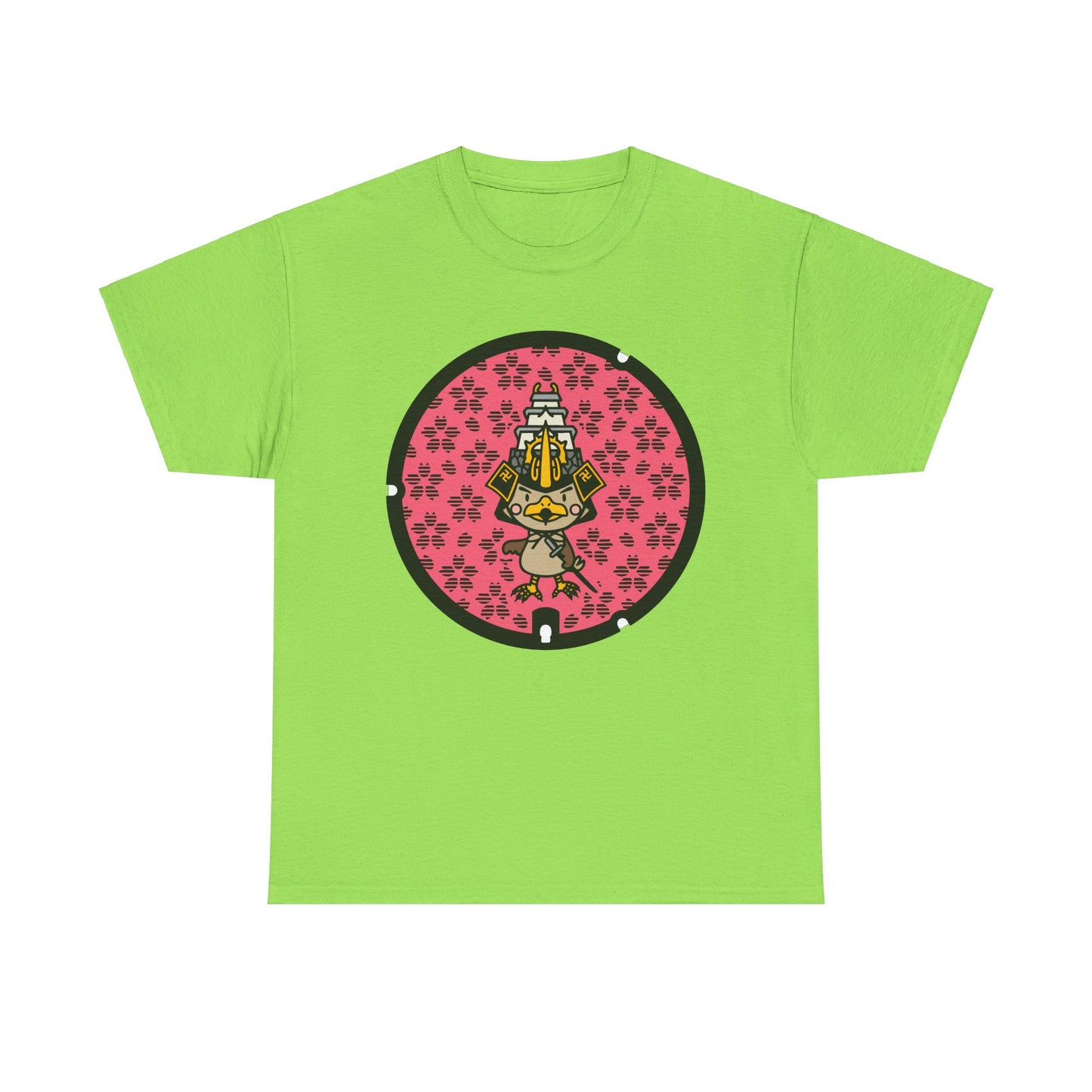 Sakura đ¸ Manhole Madness! đ¸ Aomori Japan Unisex Heavy Cotton Tee