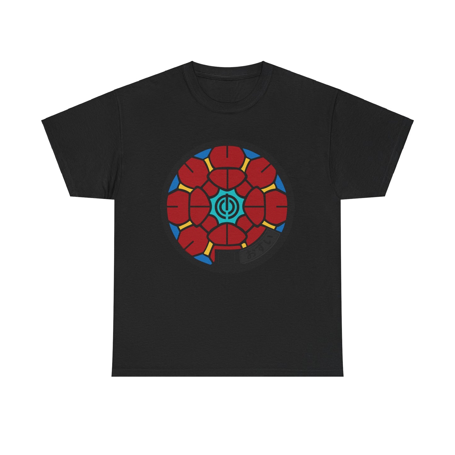 Okinawa Naha Japan Manhole - Hanagasa Drainspotters Japan Unisex Heavy Cotton Tee