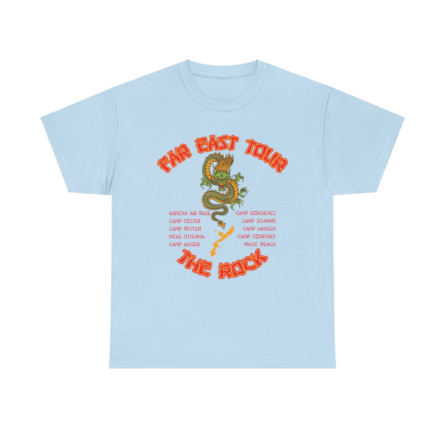 Far East Tour Okinawa Japan Unisex Heavy Cotton Tee