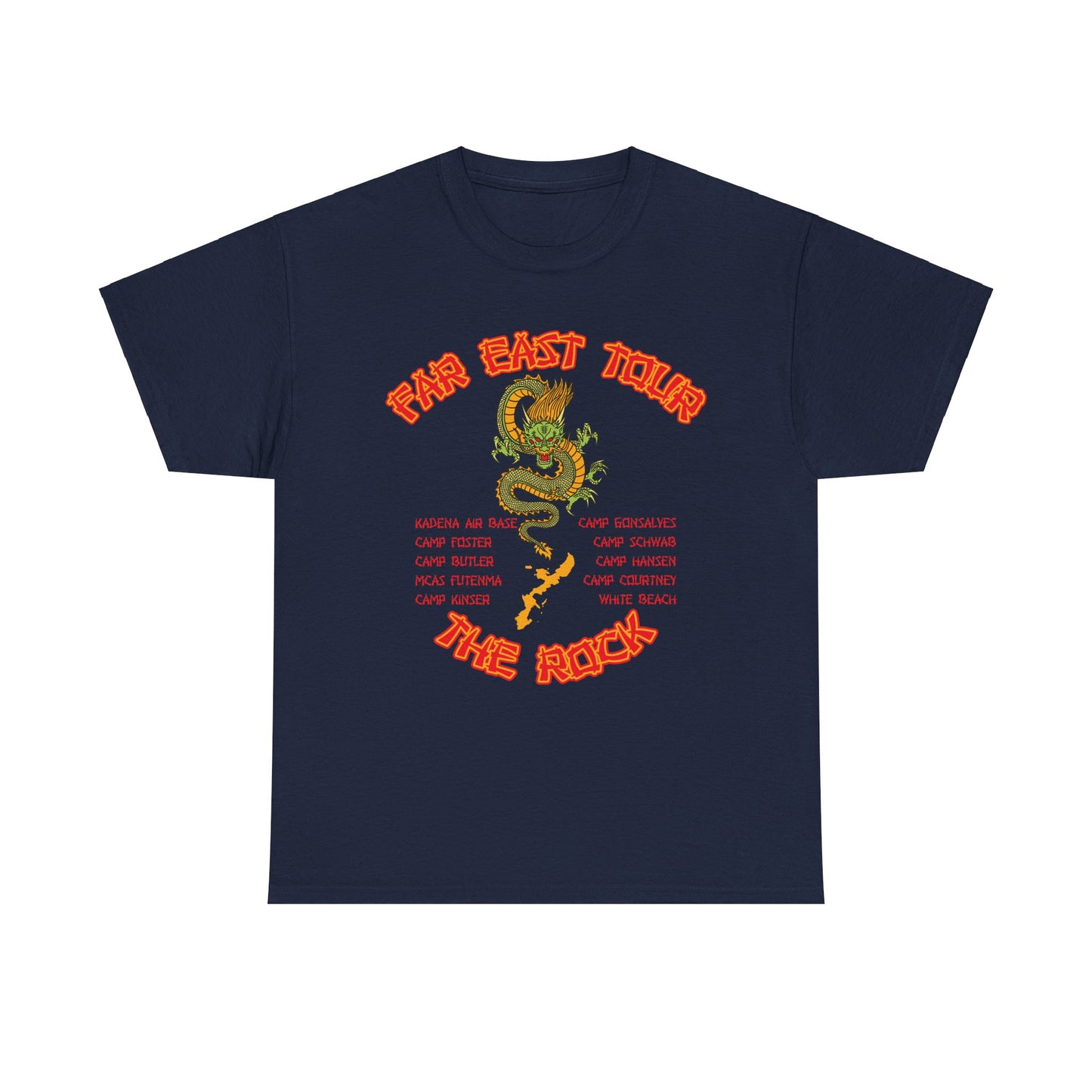 Far East Tour Okinawa Japan Unisex Heavy Cotton Tee