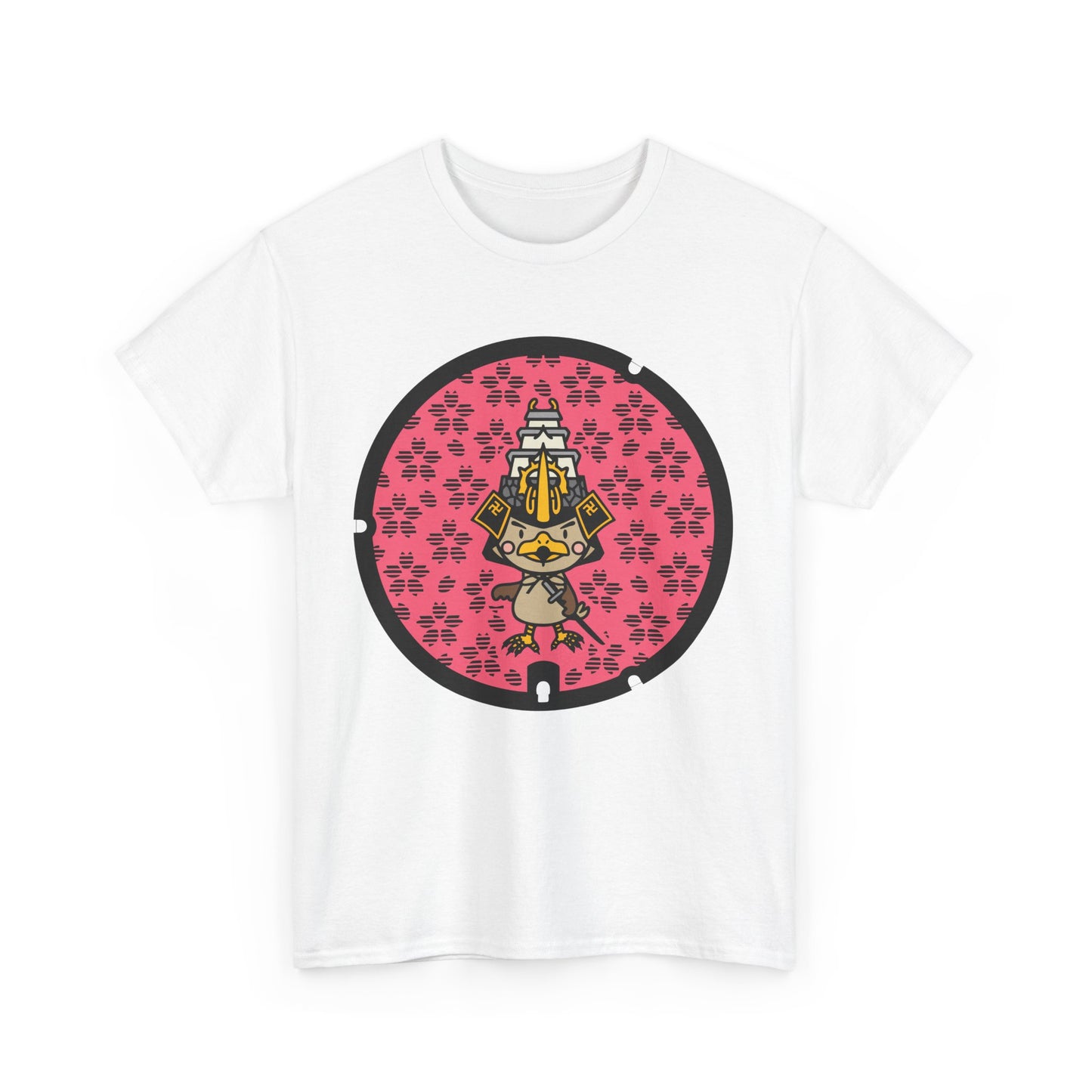 Sakura đ¸ Manhole Madness! đ¸ Aomori Japan Unisex Heavy Cotton Tee