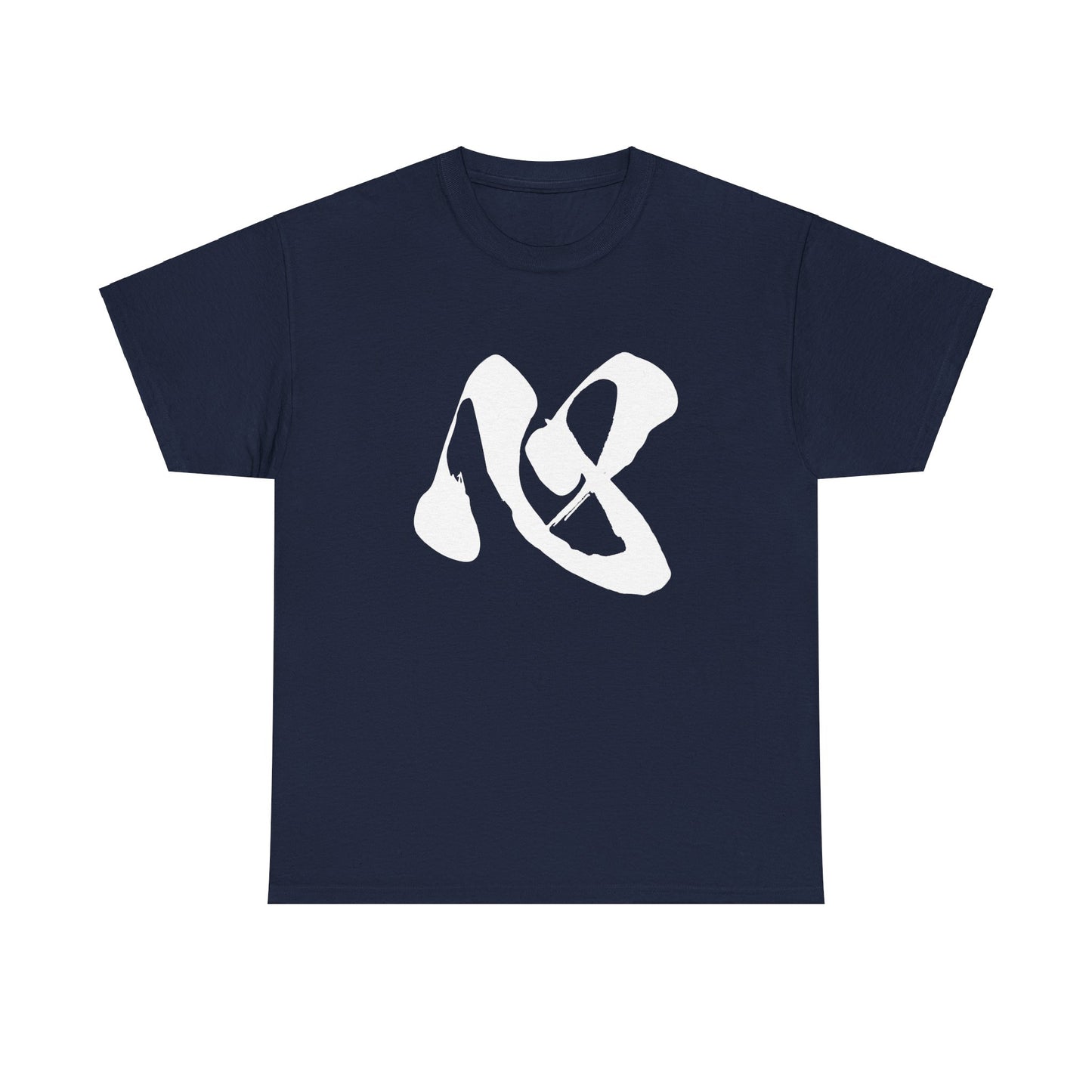 Kokoro Kanji Unique Japanese Power Kanji Calligraphy Unisex Heavy Cotton Tee
