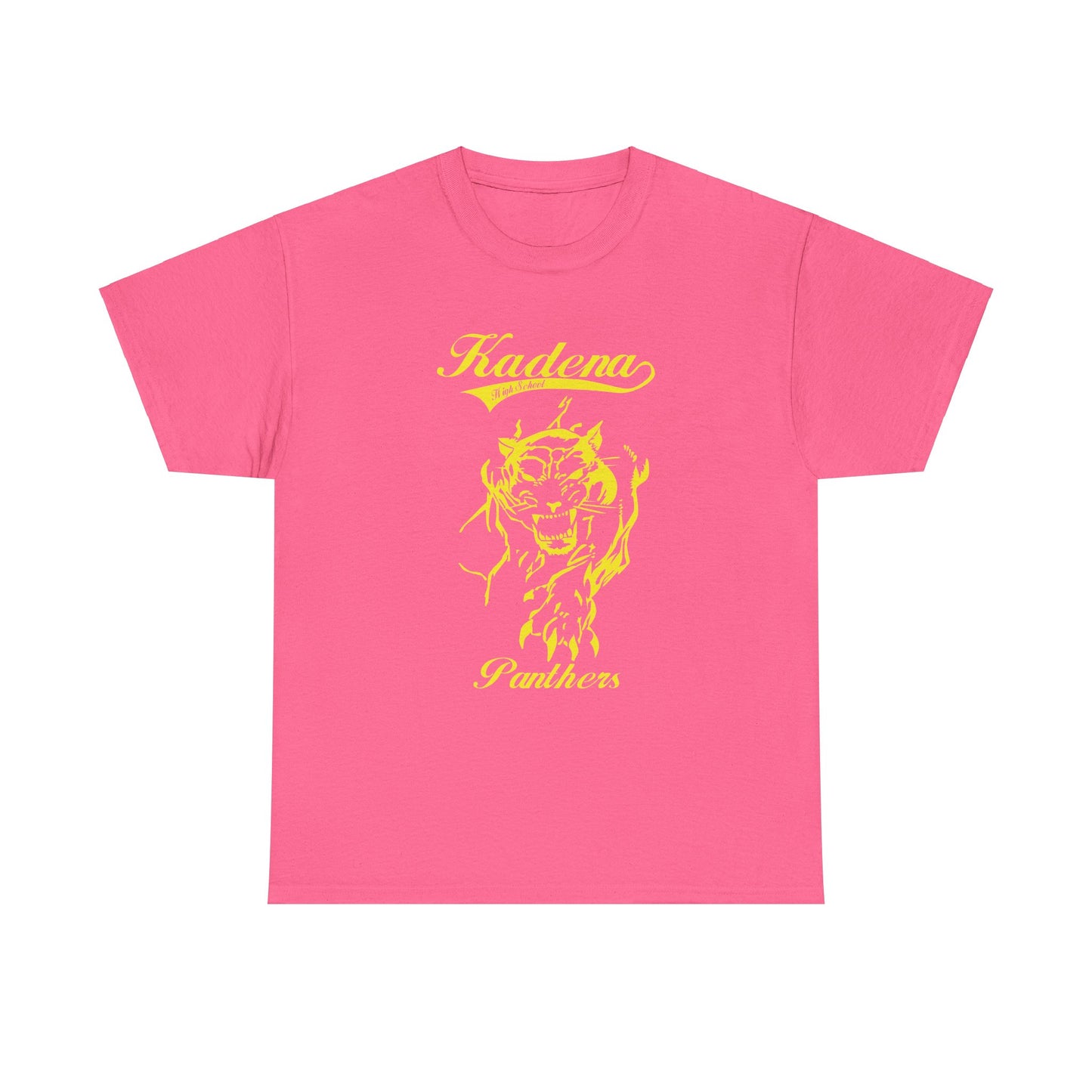 Kadena Panthers Kadena High Okinawa Japan 沖縄 嘉手納カデナ高校Unisex Heavy Cotton Tee