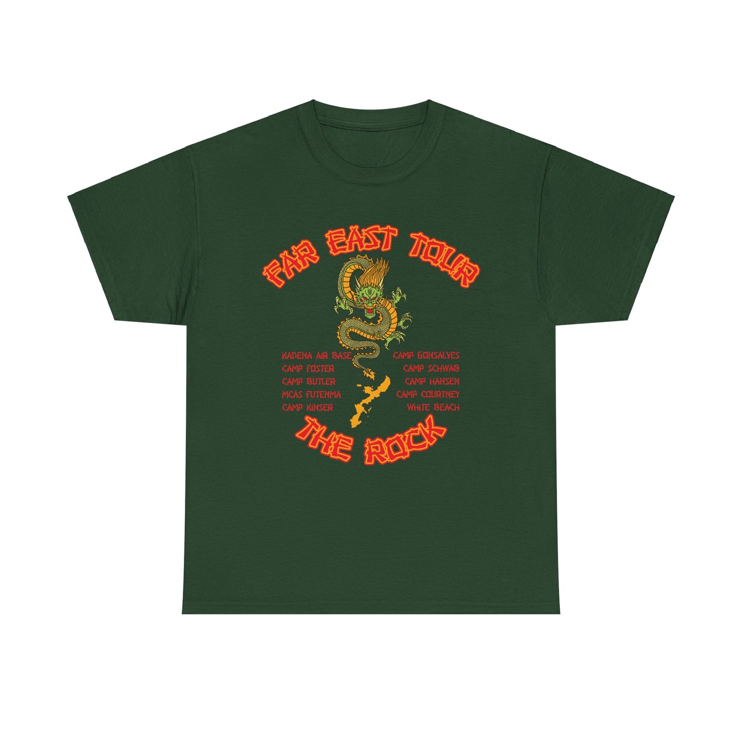 Far East Tour Okinawa Japan Unisex Heavy Cotton Tee