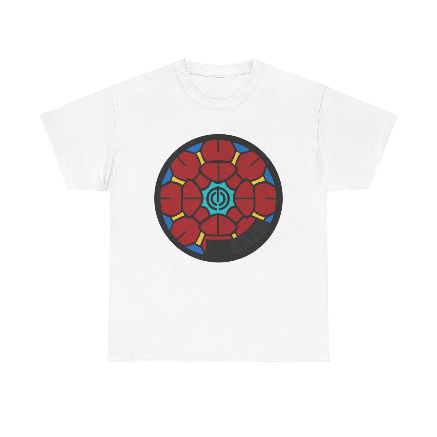Okinawa Naha Japan Manhole - Hanagasa Drainspotters Japan Unisex Heavy Cotton Tee