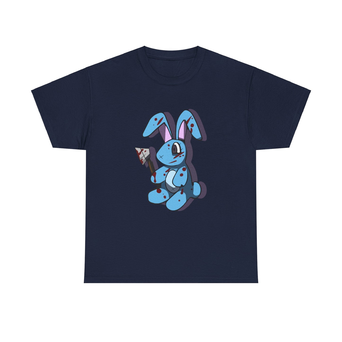 Kawaii Rabbit Zombie Usagi Cute Design Japan Unisex Heavy Cotton Tee