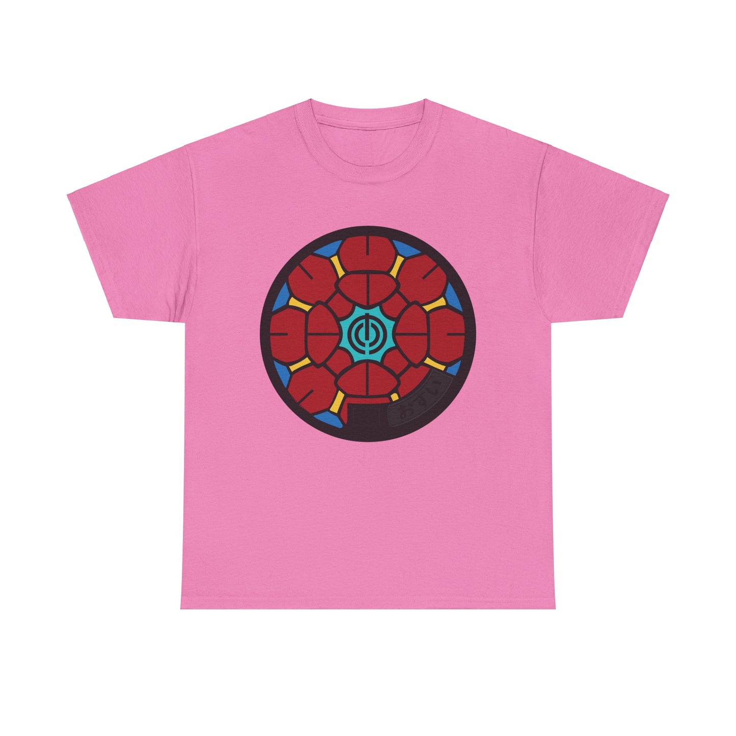 Okinawa Naha Japan Manhole - Hanagasa Drainspotters Japan Unisex Heavy Cotton Tee