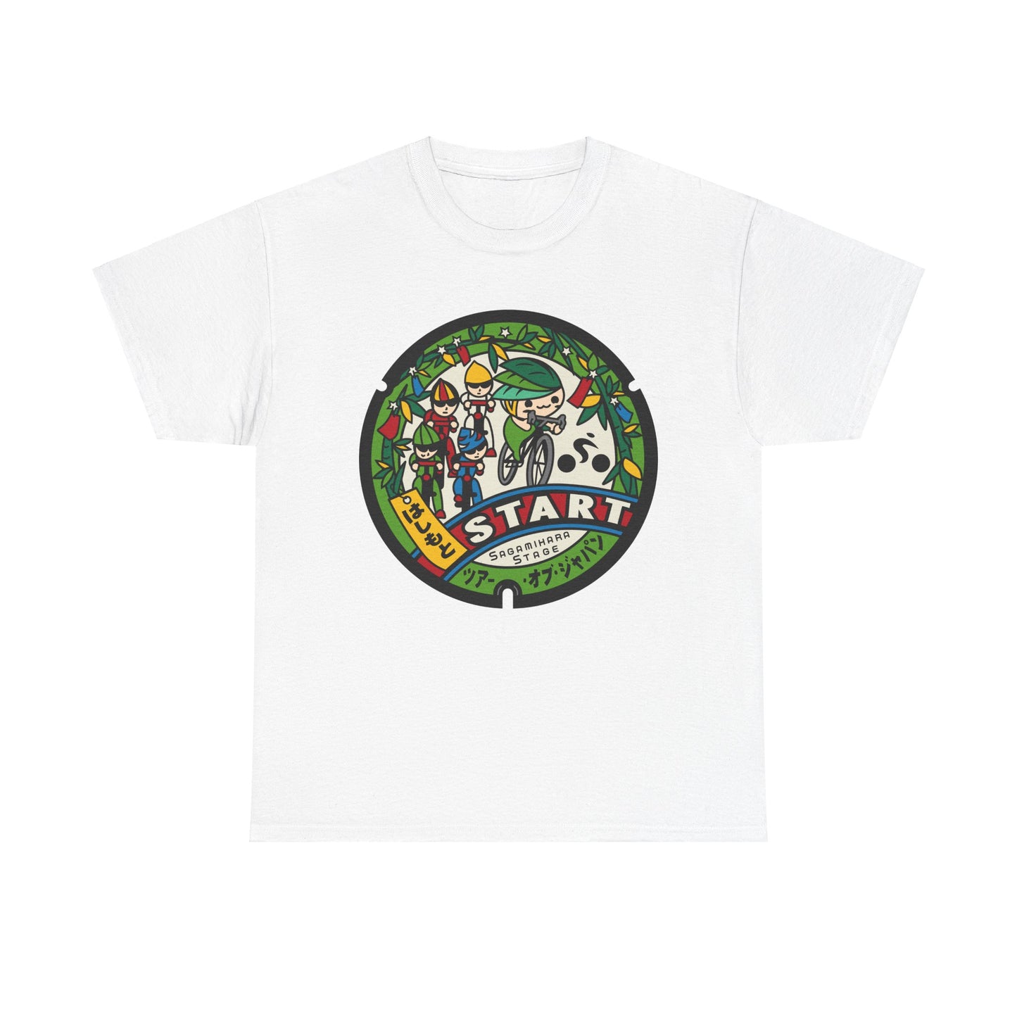 Rep the Ride: Tour of Japan Sagamihara Manhole Heavy Cotton Tee