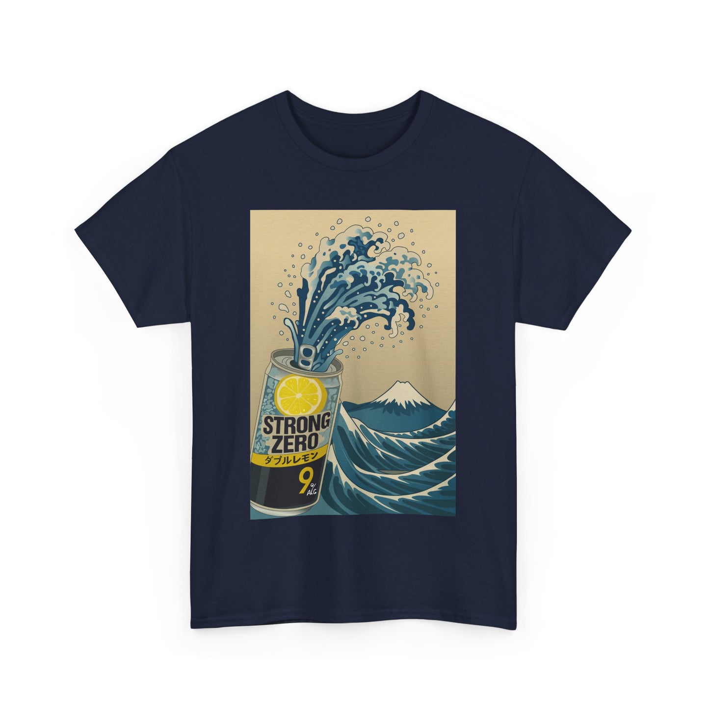 Strong Zero Wave Unisex Heavy Cotton Tee - Perfect for Beach Lovers and Casual Outings