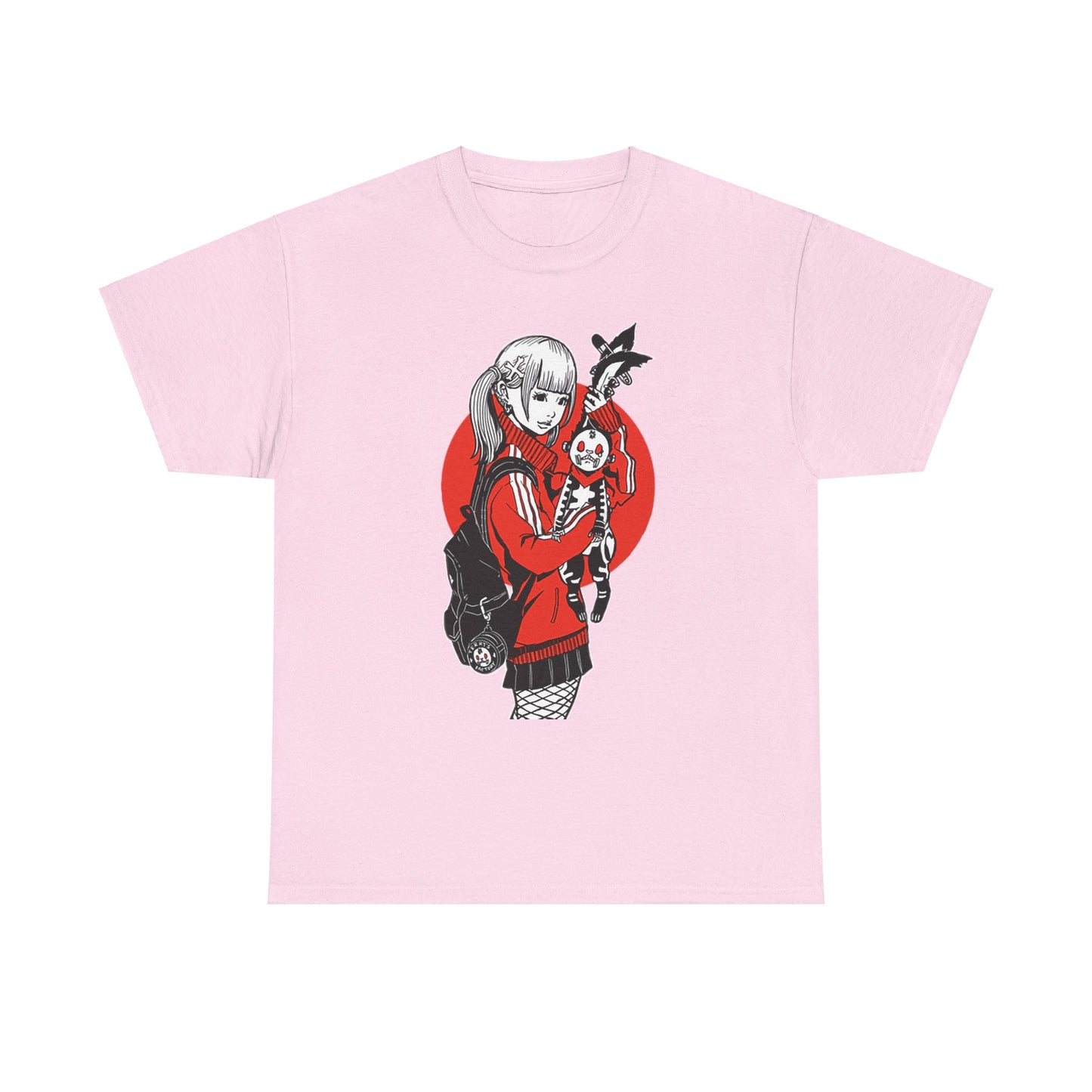 Japan Anime Kawaii Girl Manga Cute Cosplay Unisex Heavy Cotton Tee