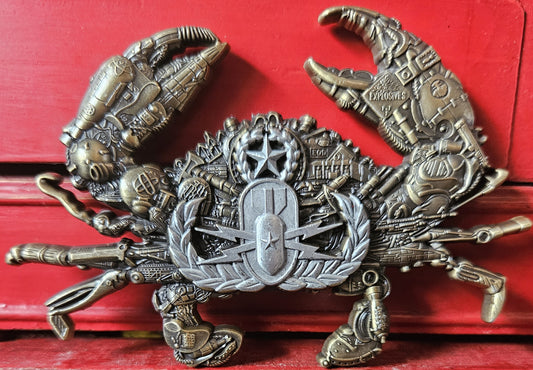 EOD Crab 4" Challenge Coin