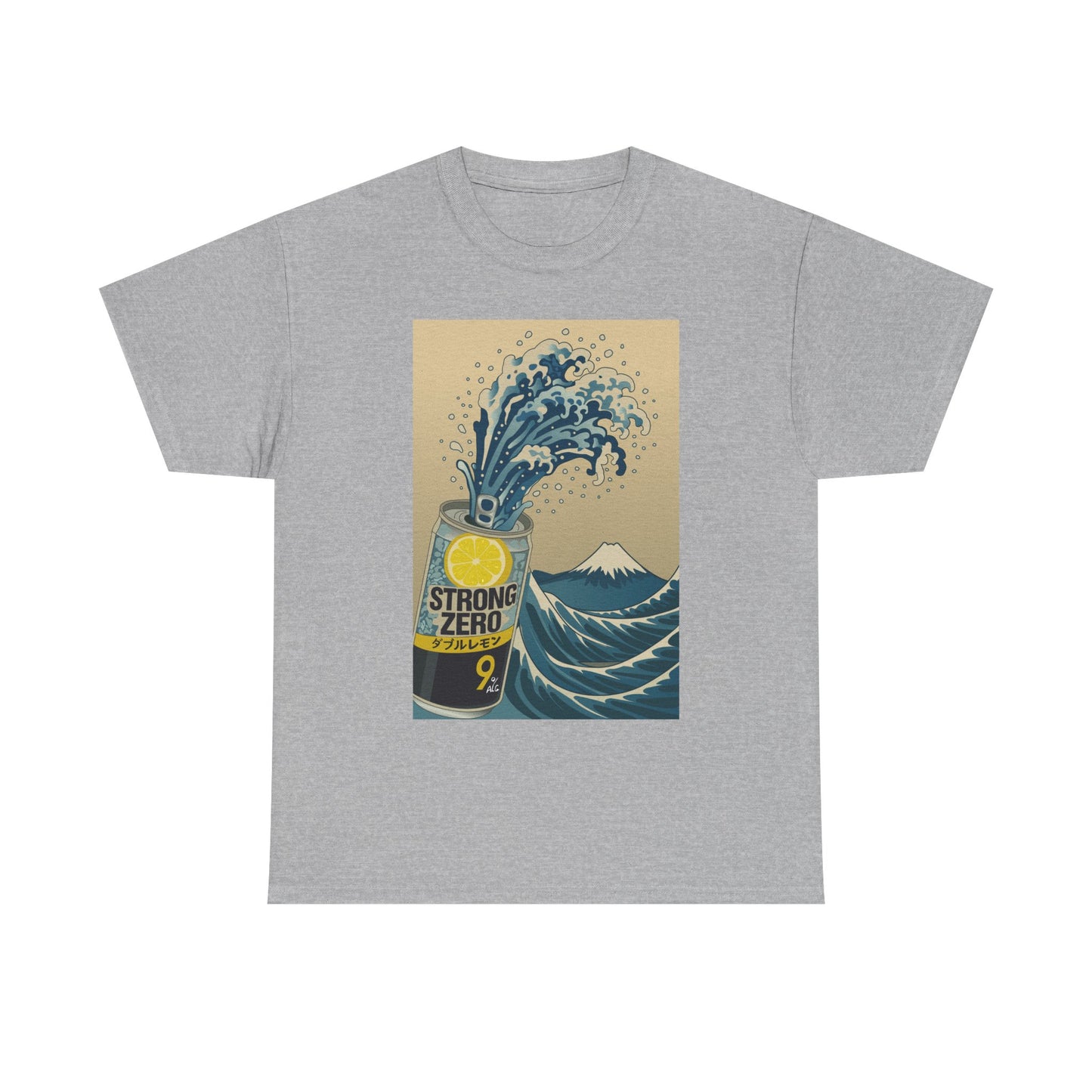 Strong Zero Wave Unisex Heavy Cotton Tee - Perfect for Beach Lovers and Casual Outings