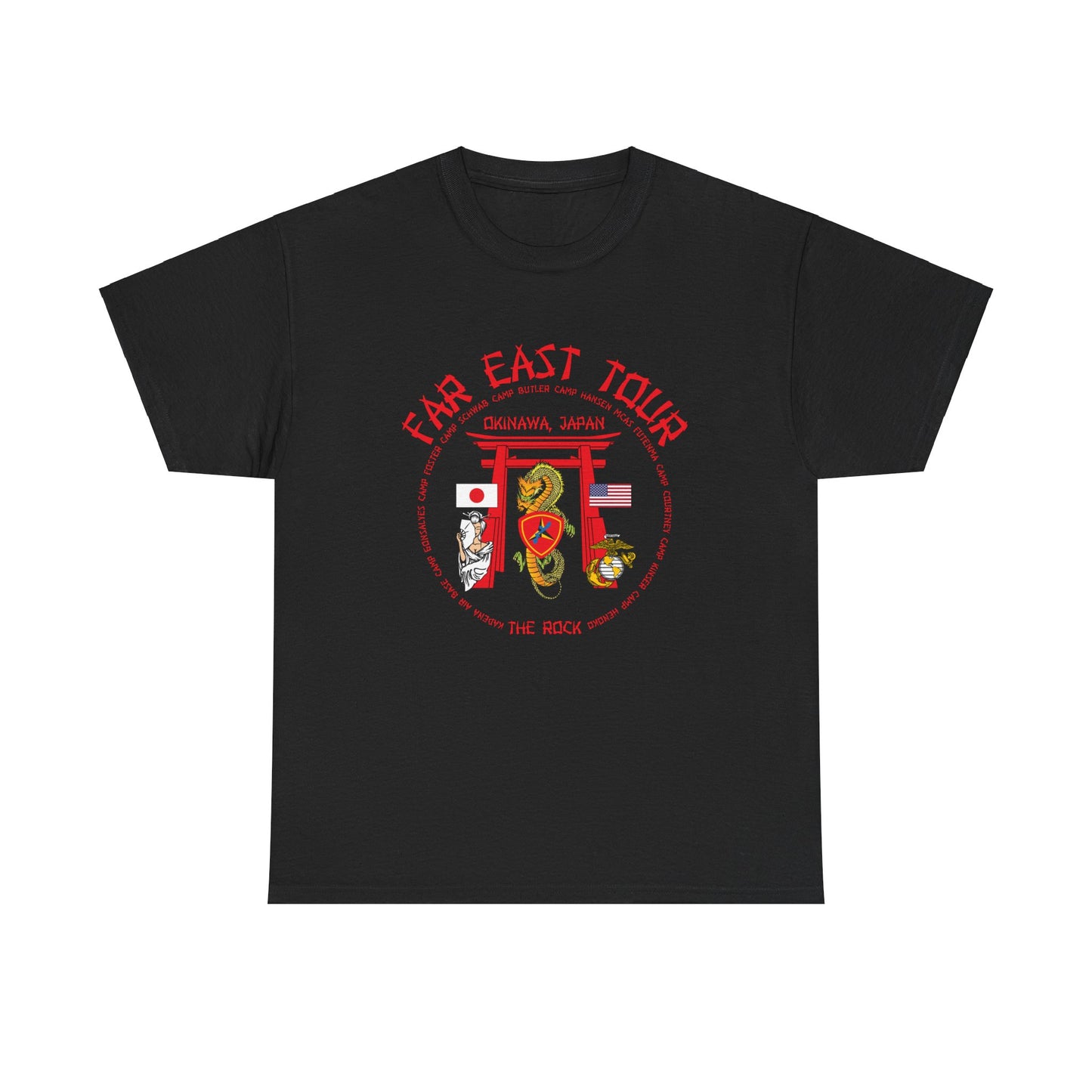 Far East Tour Okinawa Japan Unisex Heavy Cotton Tee
