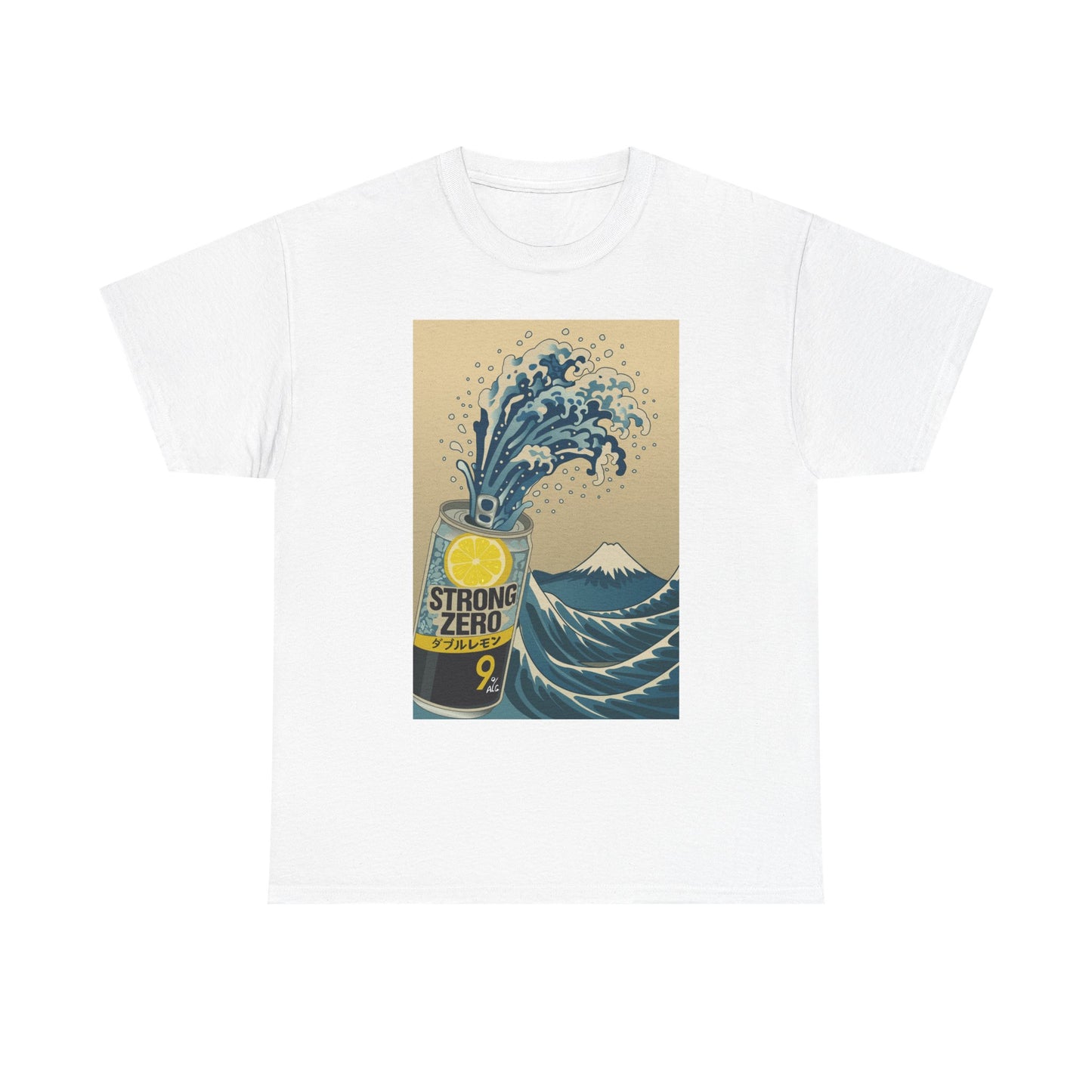 Strong Zero Wave Unisex Heavy Cotton Tee - Perfect for Beach Lovers and Casual Outings