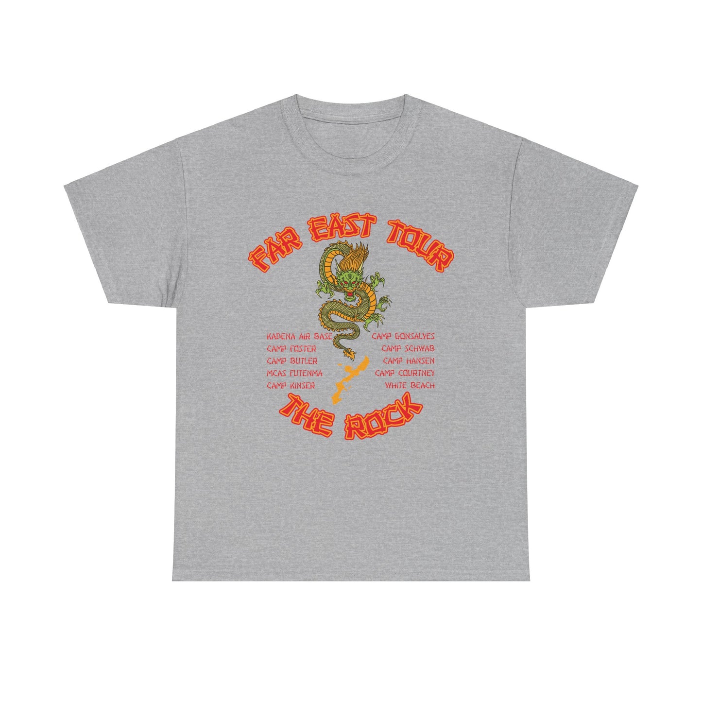 Far East Tour Okinawa Japan Unisex Heavy Cotton Tee