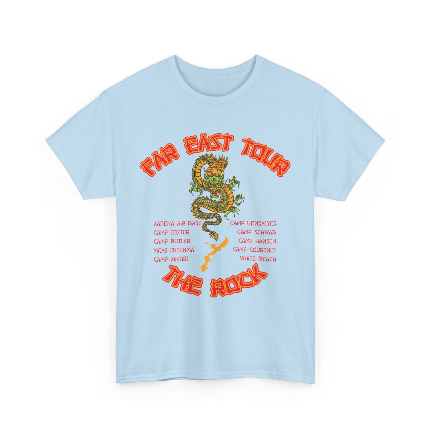 Far East Tour Okinawa Japan Unisex Heavy Cotton Tee