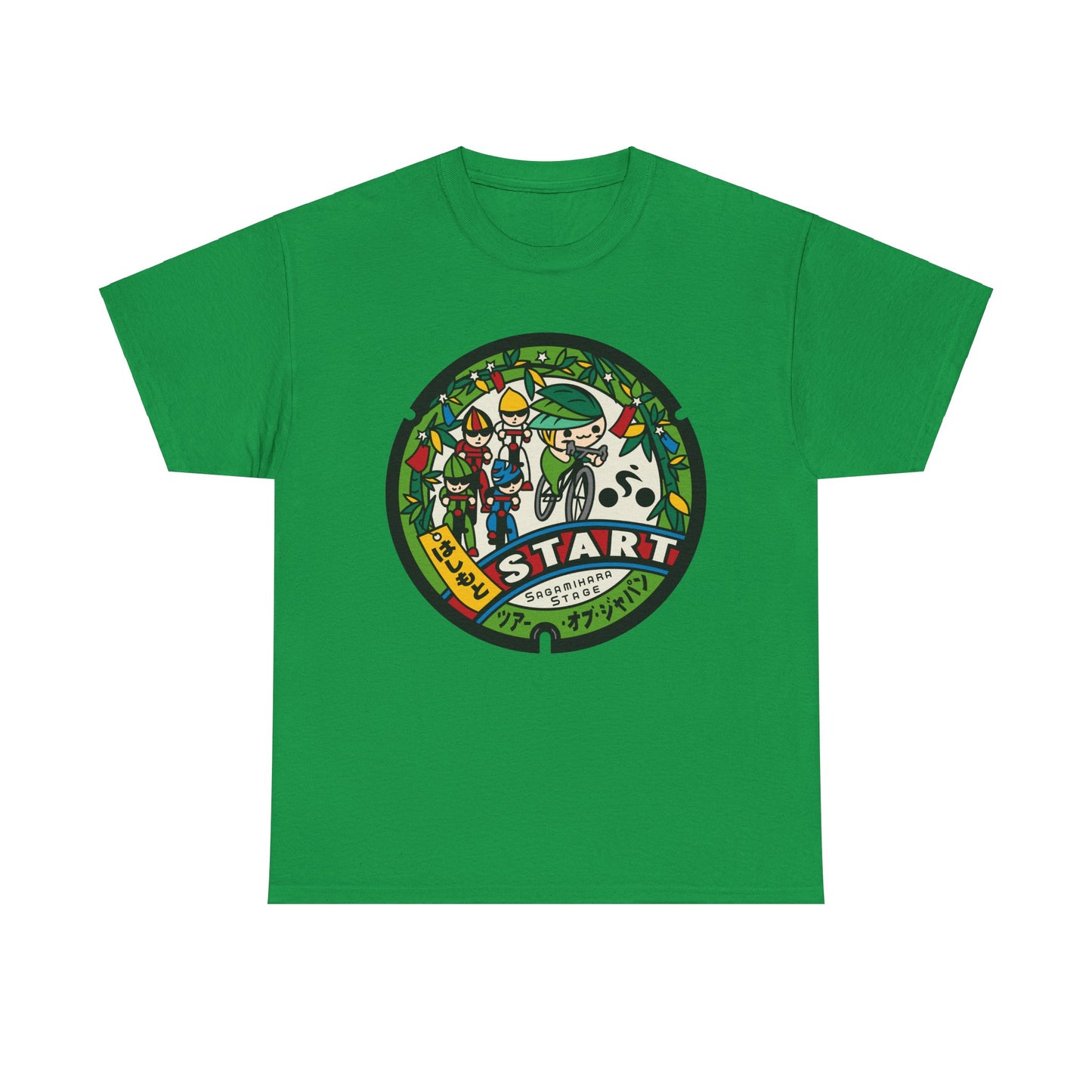 Rep the Ride: Tour of Japan Sagamihara Manhole Heavy Cotton Tee
