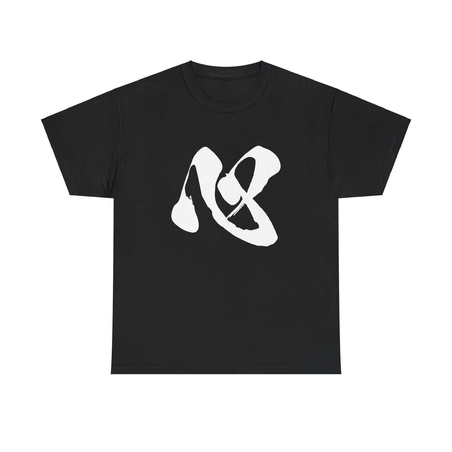 Kokoro Kanji Unique Japanese Power Kanji Calligraphy Unisex Heavy Cotton Tee