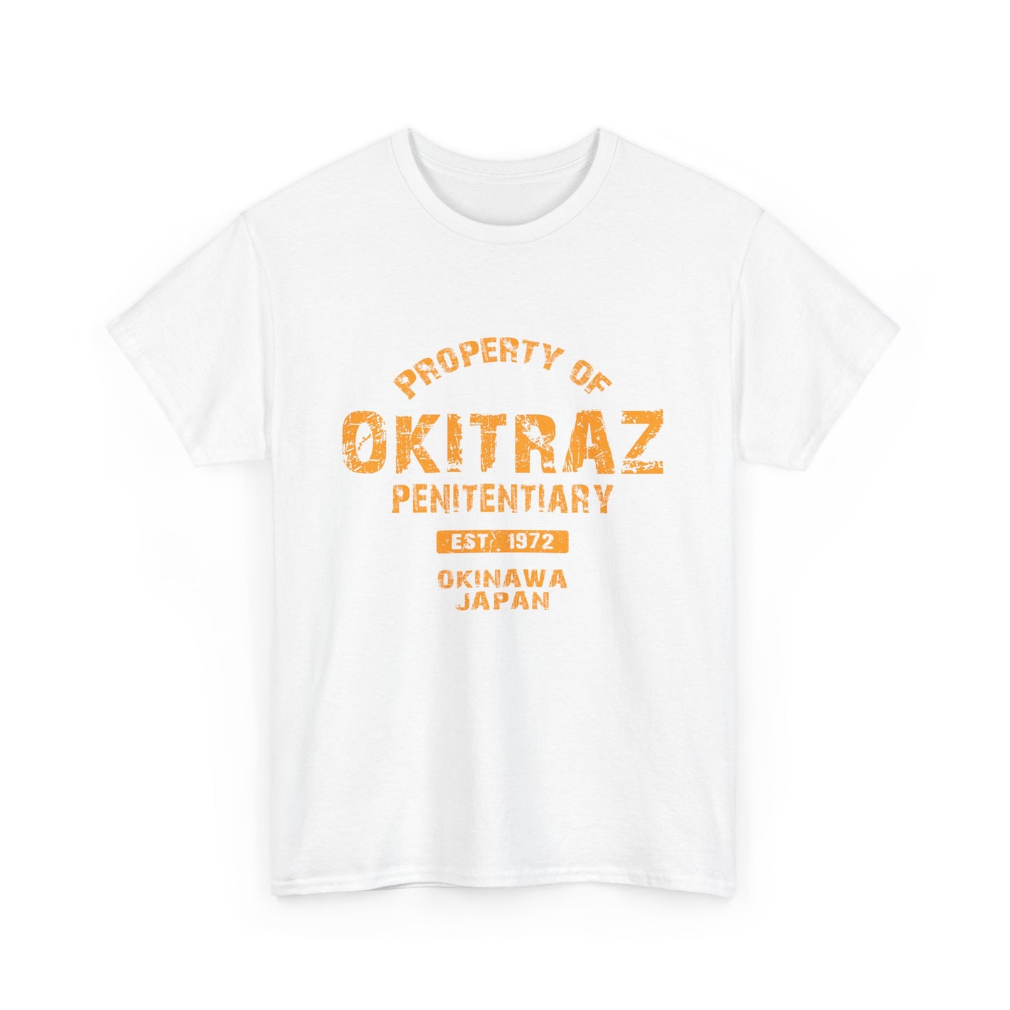 Okitraz Okinawa Japan Ryukyu Island Unisex Heavy Cotton Tee