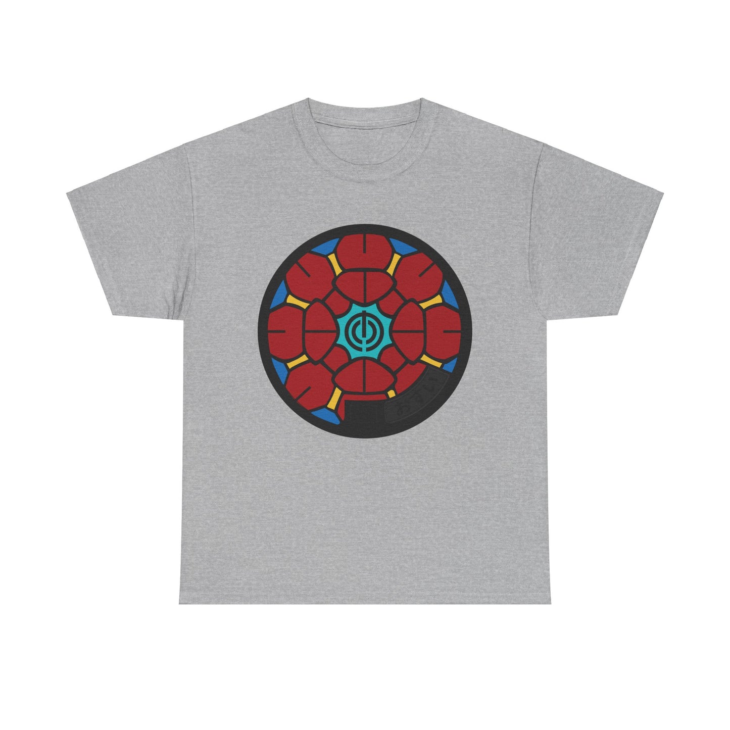 Okinawa Naha Japan Manhole - Hanagasa Drainspotters Japan Unisex Heavy Cotton Tee