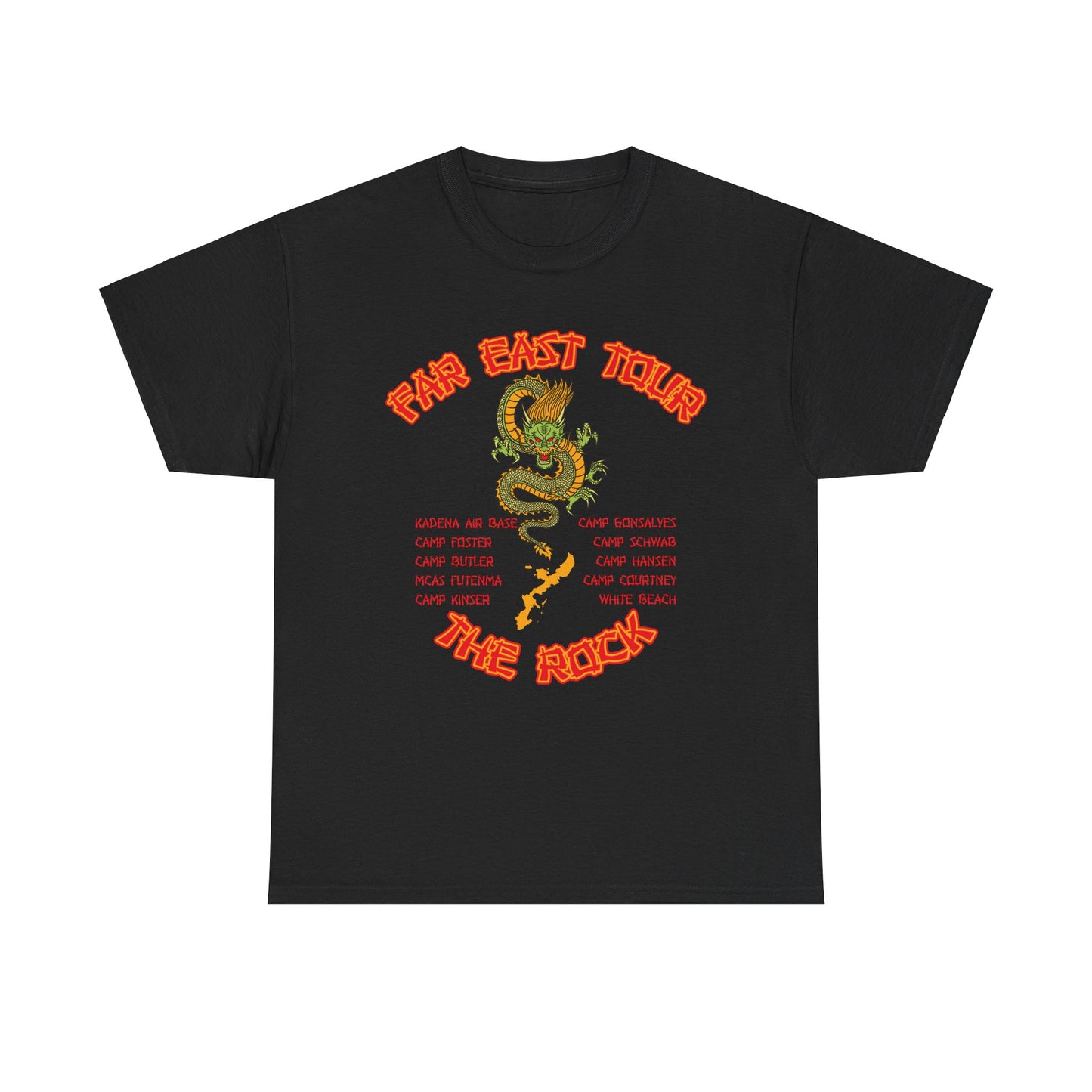 Far East Tour Okinawa Japan Unisex Heavy Cotton Tee