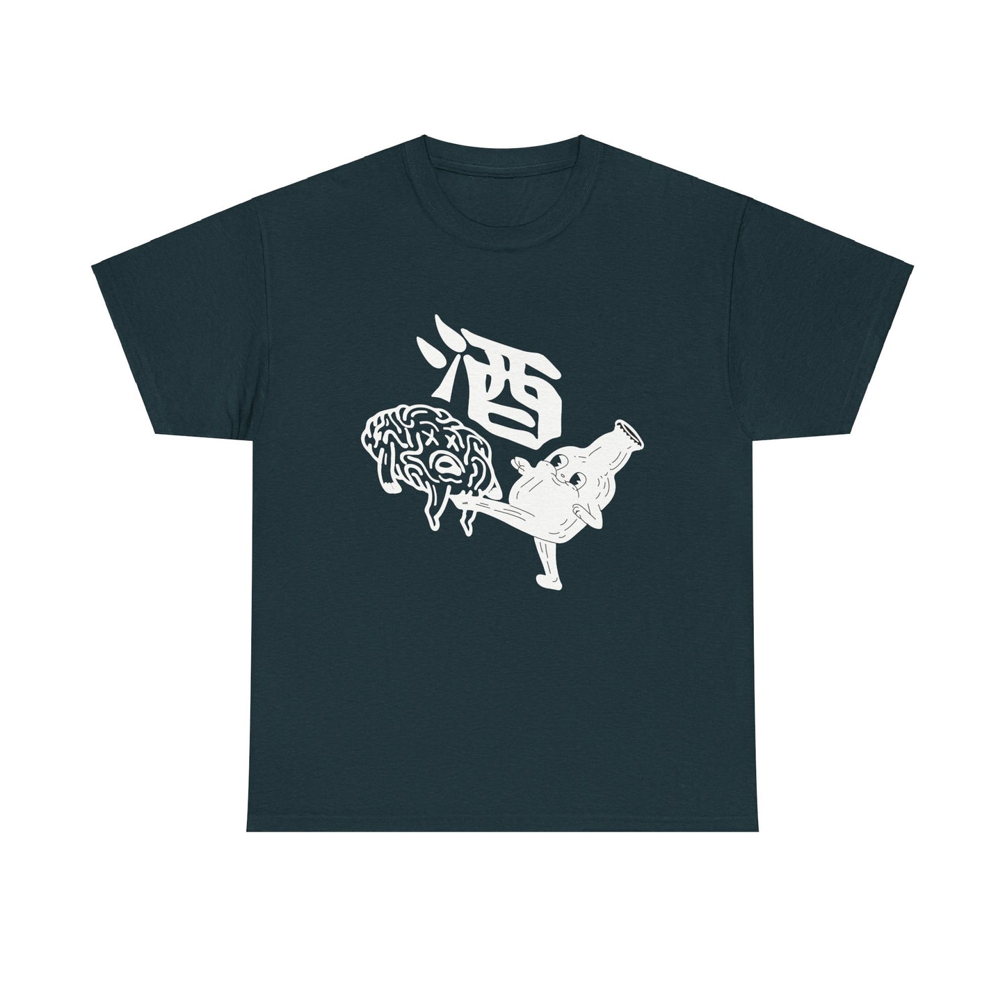 Japanese Bar Sake Logo Heavy Cotton Tee