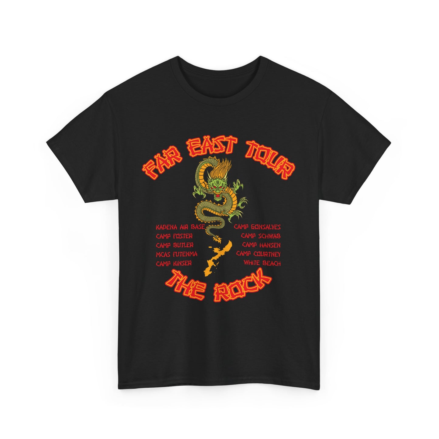 Far East Tour Okinawa Japan Unisex Heavy Cotton Tee
