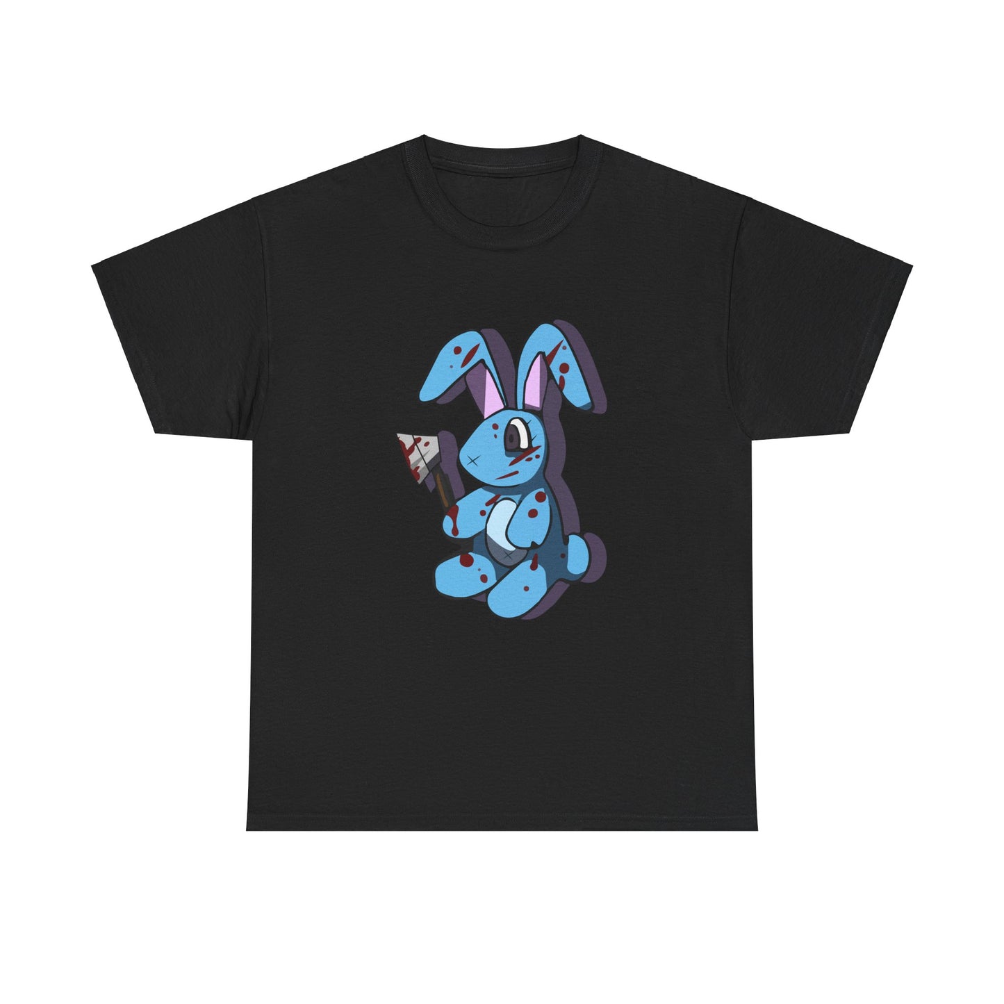 Kawaii Rabbit Zombie Usagi Cute Design Japan Unisex Heavy Cotton Tee