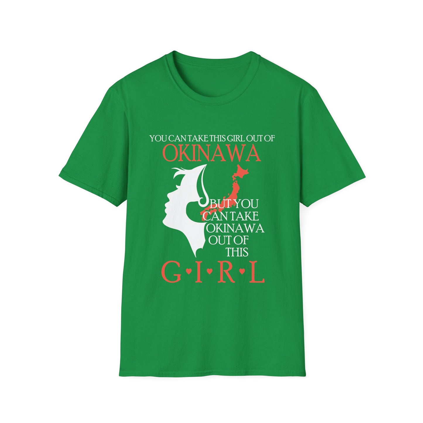 Okinawan Girl Girl out of Okinawa地元沖縄ローカル Unisex Softstyle T-Shirt