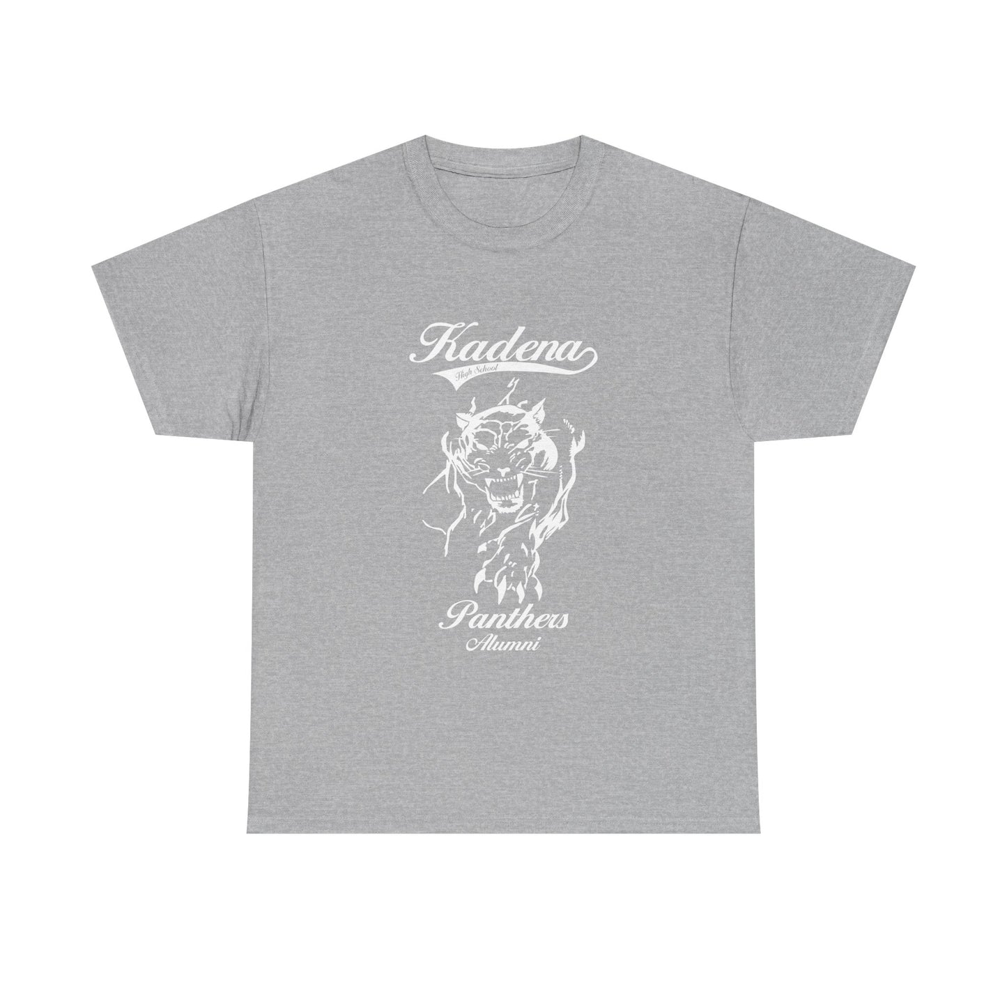 Kadena Panthers Alumni  Kadena High Okinawa Japan  沖縄 嘉手納カデナ高校Unisex Heavy Cotton Tee