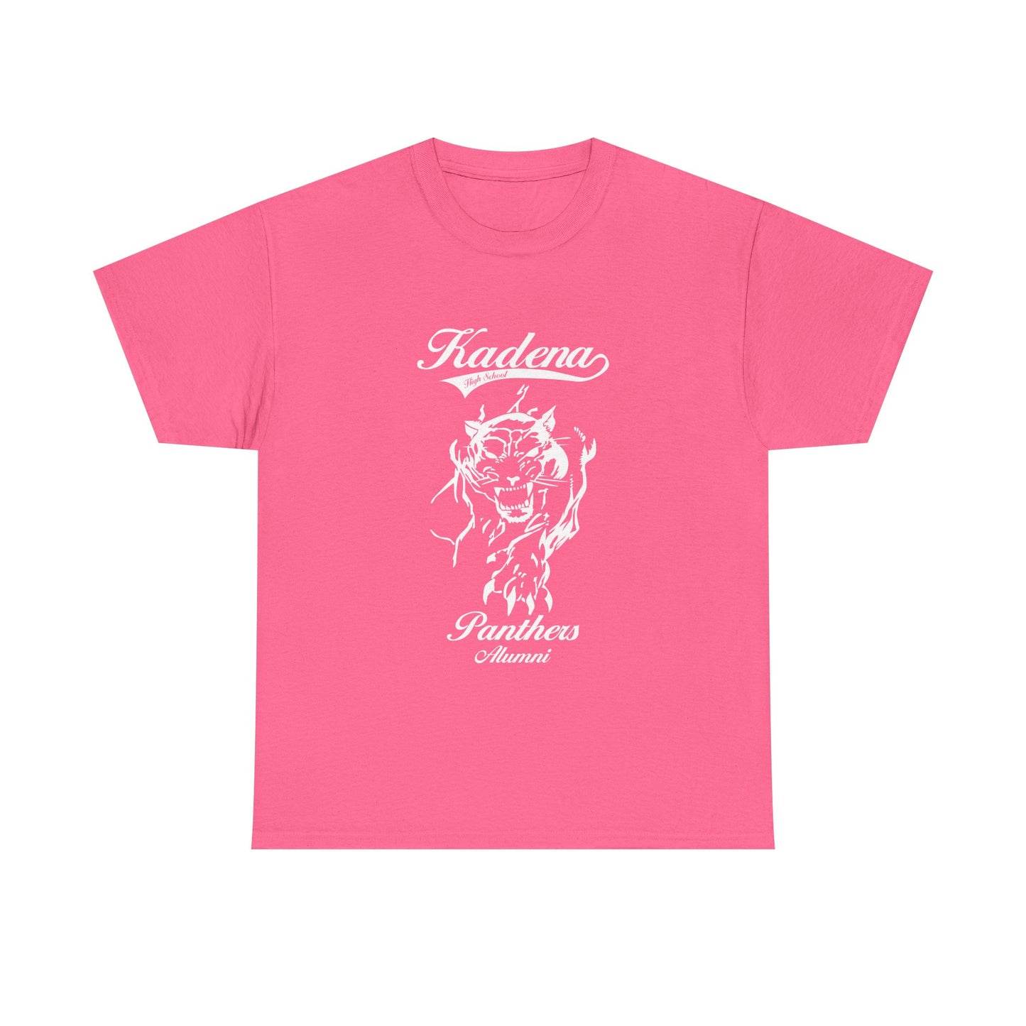 Kadena Panthers Alumni  Kadena High Okinawa Japan  沖縄 嘉手納カデナ高校Unisex Heavy Cotton Tee