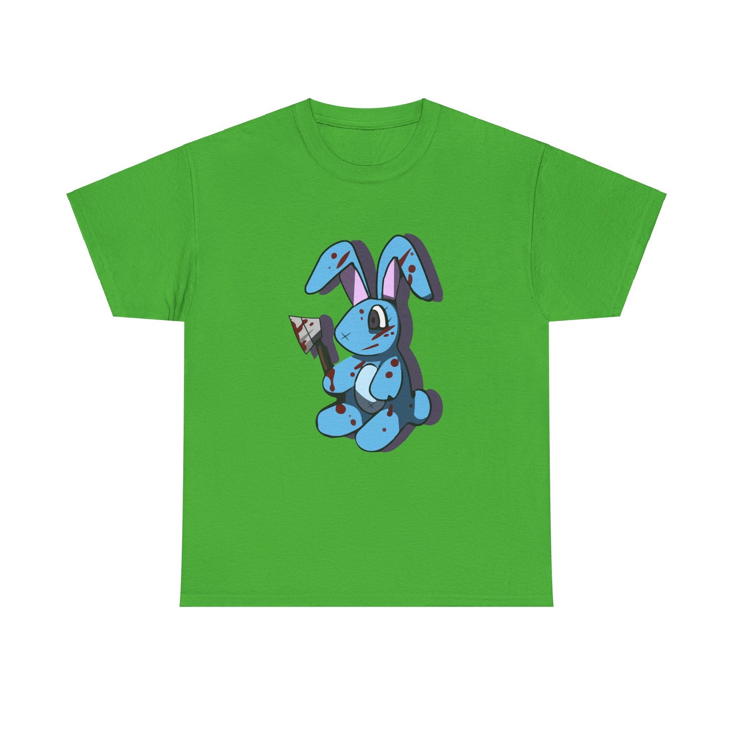 Kawaii Rabbit Zombie Usagi Cute Design Japan  Unisex Heavy Cotton Tee