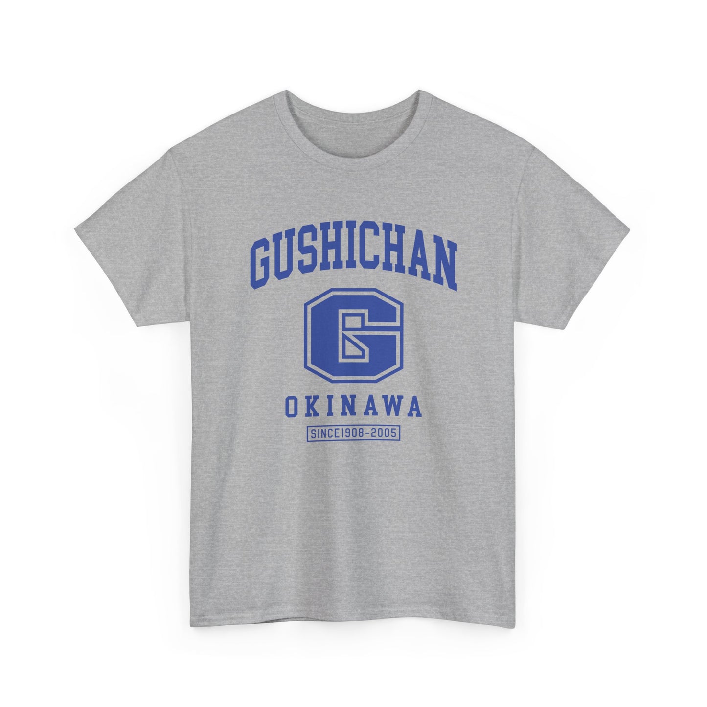 Gushichan Okinawa Unisex Heavy Cotton Tee - Casual Comfort for Everyday Wear