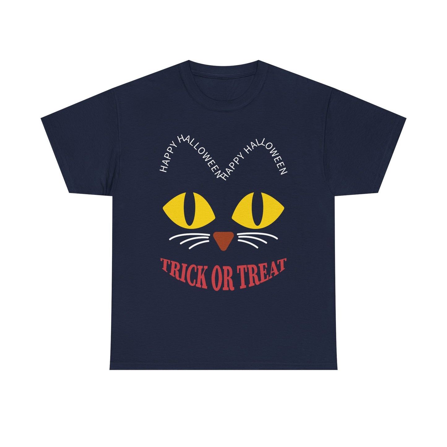 Happy Halloween Trick or Treat Unisex Heavy Cotton Tee