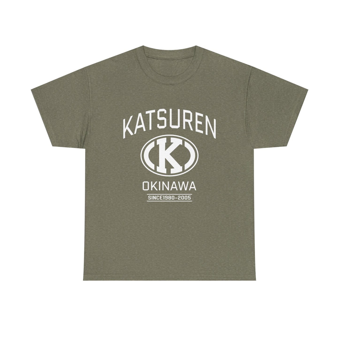 Katsuren Okinawa Unisex Heavy Cotton Tee - Vintage Style Shirt