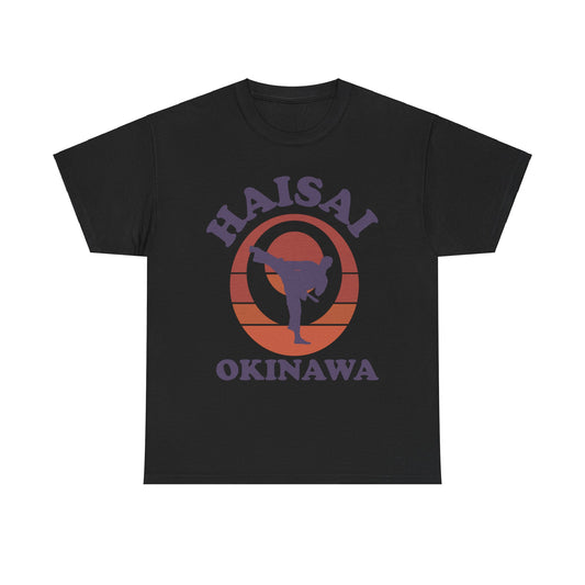 Okinawa Japan Karate Haisai Uchinaguchi 沖縄　Unisex Heavy Cotton Tee