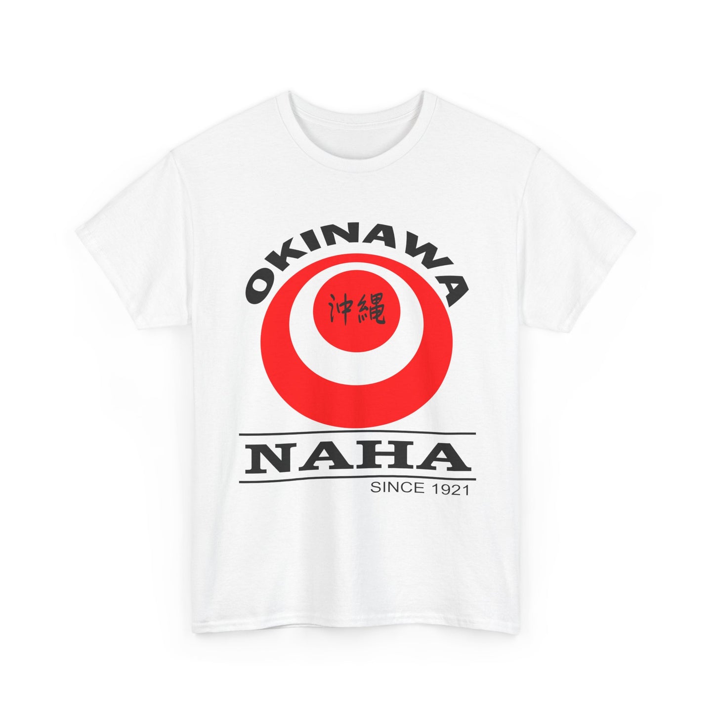 Okinawa Naha T-Shirt | Unisex Heavy Cotton Tee | Casual Wear, Travel Souvenir, Gift for Him/Her, Beach Day, Vintage Style
