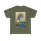 Strong Zero Wave Unisex Heavy Cotton Tee - Perfect for Beach Lovers and Casual Outings
