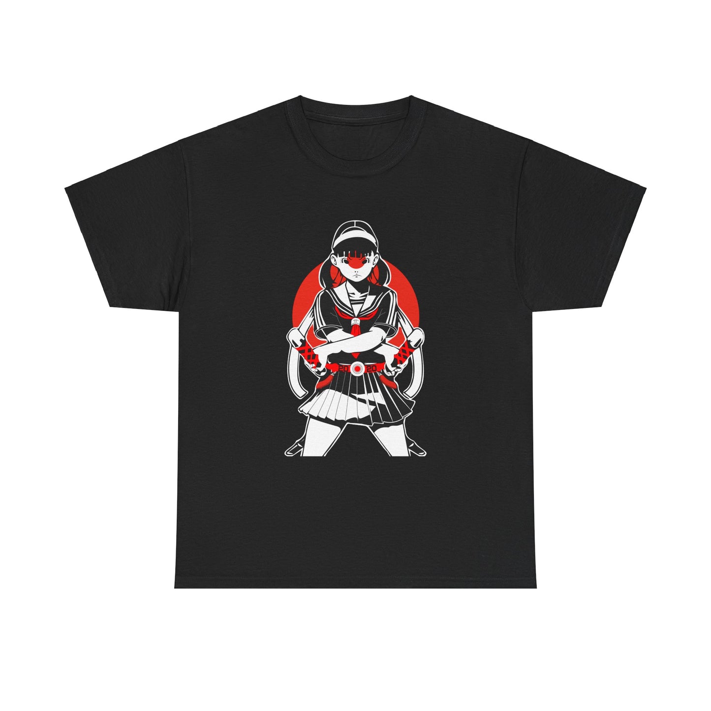 Kawaii Ninja Assassin Japanese Anime Unisex Heavy Cotton Tee